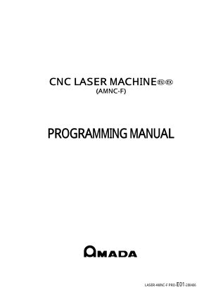 amada cnc laser machine program manual|Amada FO.